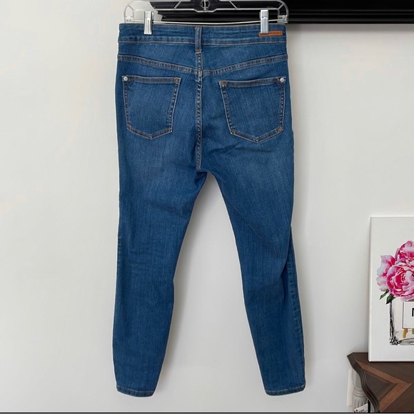 Anthropologie Pilcro and the Letterpress High Rise Denim Legging Sz 29 - Picture 2 of 8